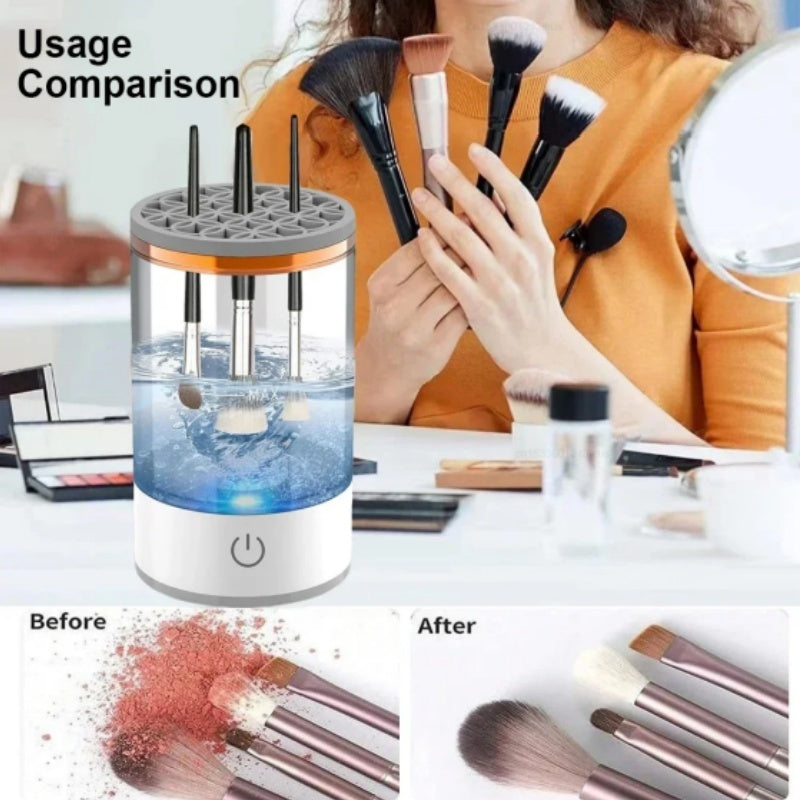 Cosmetic Makeup Brush Cleaner Automatic Rotating USB Portable Electric/Cosmetic Makeup Brush Washing Machine