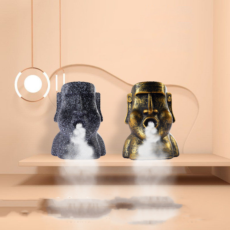 Portrait Stone USB Quiet Retro Humidifier Ornament