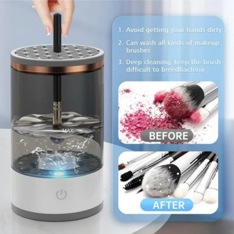 Cosmetic Makeup Brush Cleaner Automatic Rotating USB Portable Electric/Cosmetic Makeup Brush Washing Machine